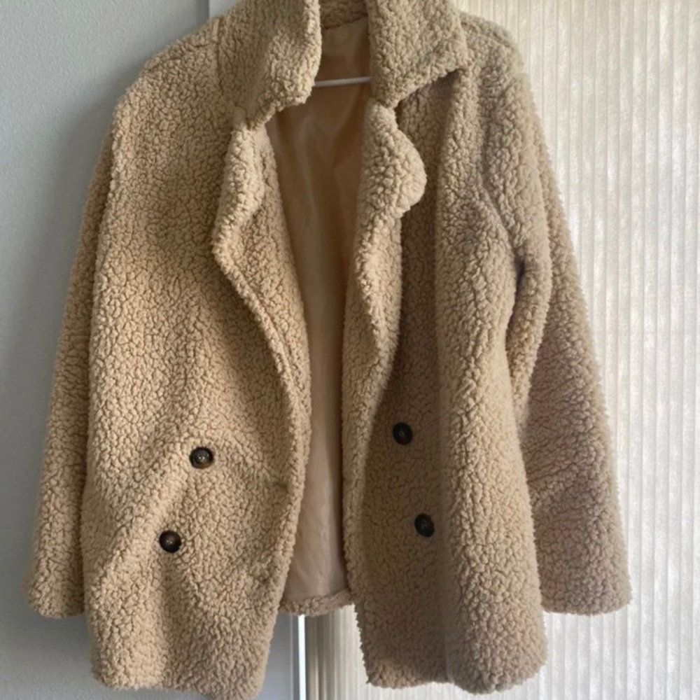 Oversized women’s Teddy Coat